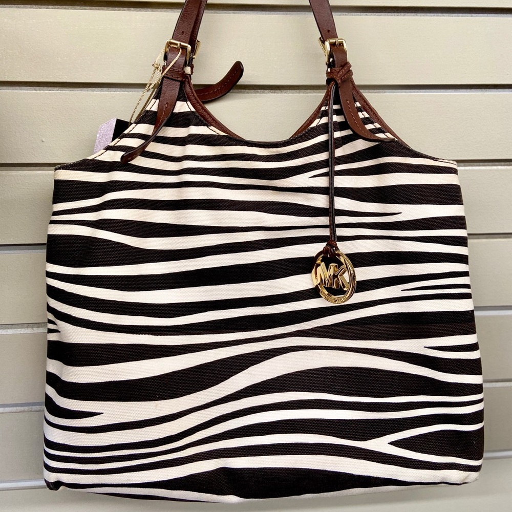 Zebra print Michael Kors purse